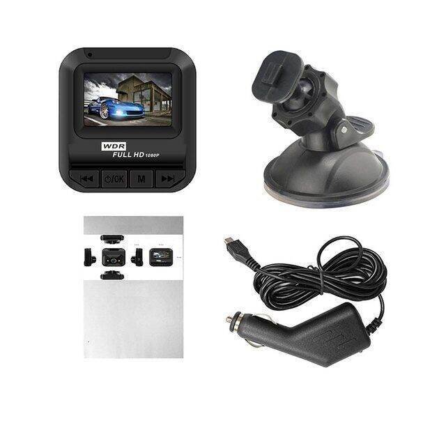กล้องติดรถยนต์กล้อง-dvr-1080p-เซ็นเซอร์รถยนต์ความละเอียดสูงการมองเห็นได้ในเวลากลางคืนกล้องติดรถยนต์กล้องติดรถยนต์กล้องจิ๋ว1-6นิ้วจอสี