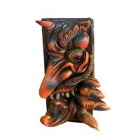 1 Horror Monsters Peeping Bookends Bookshelf Resin Bookends Bookstand Sculpture Collectingalbums Bookshelf Home Decoration