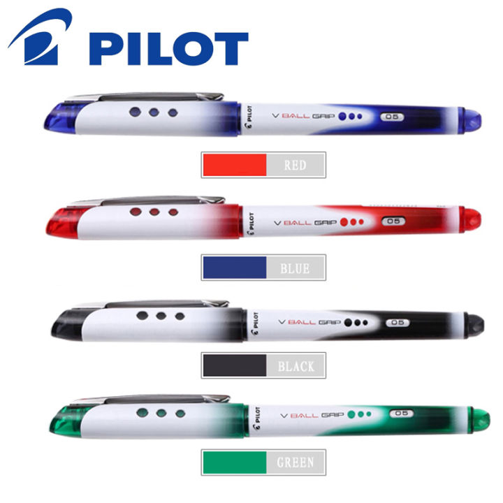 2019-pilot-v-ball-grip-ปากกา6ชิ้น0-5มม-bln-vbg5ใหม่-verbatim-ปากกาหมึกปากกา-quick-dry-สี-rich-เขียนเรียบ