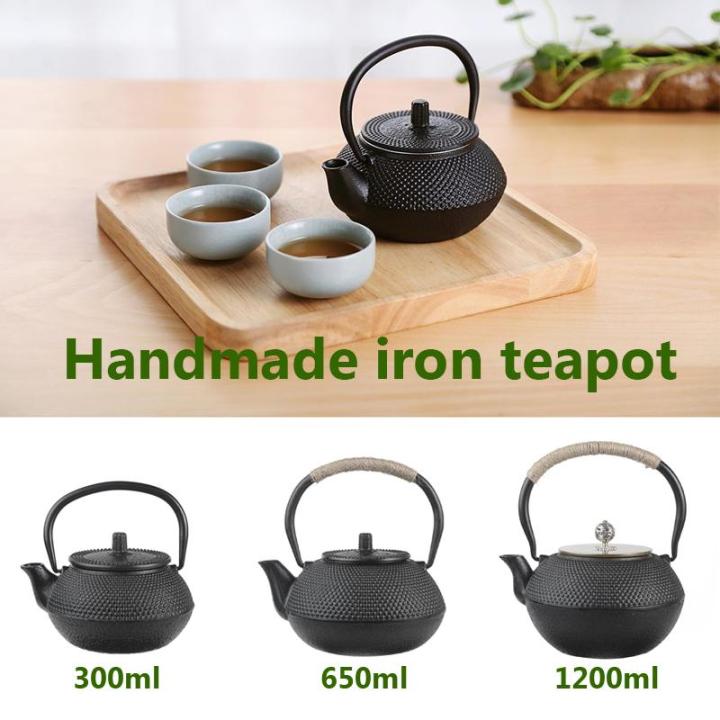 300ml Tea Pot Cast Iron Kettle Teapot Tea Set Chinese Tea Set With