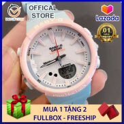 Freeship Đồng Hồ BABY-G BGS-100 Xanh Hồng cực đáng yêu - Bảo Hành 12 tháng