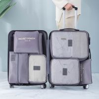 6PCS Travel Storage Bag Portable Travel Suitcase Storage Bag Womens Clothing Shoes Makeup Bag Luggage Storage Bag