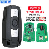 YOUBBA Full Inligent Keyless Go Remote Key 315MHz 868MHz PCF7953 Hitag 2 ID46ชิป KR55WK491สำหรับ BMW CAS3 3 5 Series X5