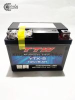 แบตเตอรี่เเห้ง 5 เเอมป์ แบตเตอรี่ TTW YTX-5 12V/5AH แบตเตอรี่ Wave, Sonic, FINO