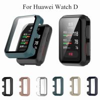 For Huawei Watch D Case Cover All Around Screen Protector Bumper Hard PC Frame+Glass Watch Protect Case For Huawei Watch D