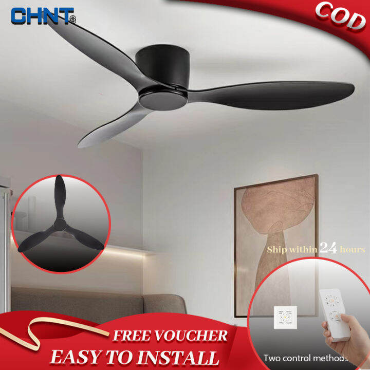Industrial Ceiling Fan 220V DC Inverter Motor 6 Speeds Silent Flush