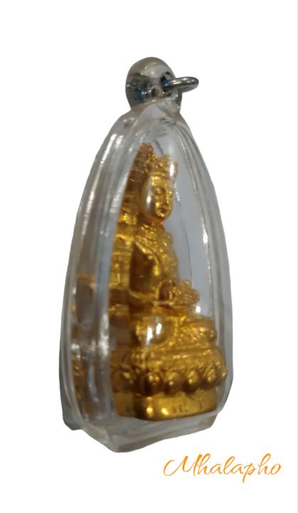 phra-avalokitesvara-statue-cast-in-brass-พระกริ่งอวโลกิเตศวร-เนื้อทองดอกบวบ-thai-amulets