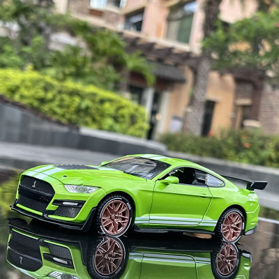 1:32 Ford Mustang Shelby GT500 Alloy Sports Car Model Diecast &amp; Toy Vehicles Metal Car Model Simulation Collection Kids Toy Gift