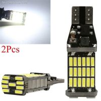 ▽♦⊙ 2Pcs High Power Auto Bulb White DC 12V Car Reverse Back Light T15 W16W 45 SMD 4014 Turn Signal Lamp LED Canbus