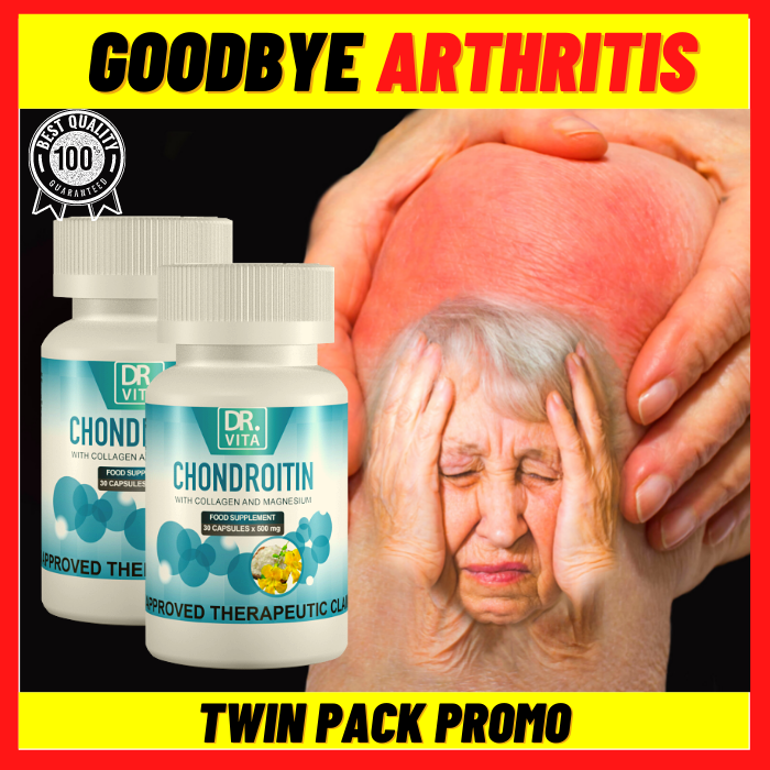 (TWIN) Dr. Vita Chondroitin with Collagen and Magnesium / 500mg 30