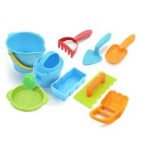 ป่าร้อน LIN431 - ♤ Large Soft Plastic Baby Beach Kids Mesh Set Cart Molds Game Gifts