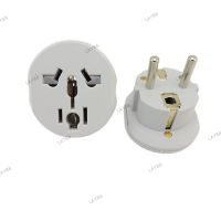 Au Uk Us To Eu Euro Kr Plug Adapter Converter European Travel Ac Electric Power Socket Adapter For Australia America Usa Korea YB8TH