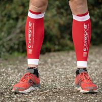 ซัพพอร์ตน่อง Compressport R2V2 Calf Sleeves ‘Red’ (T4)