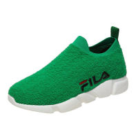 ร้อน, ร้อน★2022 Trendy Brand Fila Nubuck Leather Inner Heightening Womens Shoes Spring and Autumn New Black Small Size Platform Shoes All-match Thick-soled Casual Sports Shoes