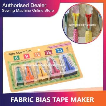 6/9/12/18/25mm Sewing Bias Tape Makers Set Fabric Bias Tape
