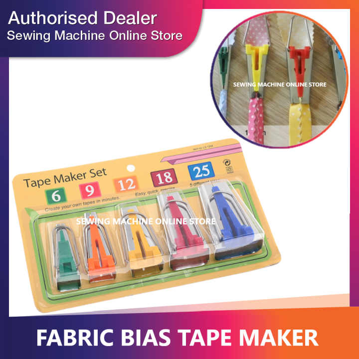🔥READY STOCK🔥 Fabric Bias Tape Maker / Fabric Piping 6mm 9mm 12mm 18mm 25mm Lazada
