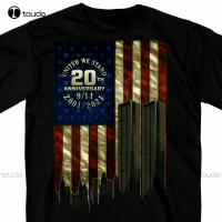 New 9-11 American Flag Skyline 20Th Anniversary World Trade Center T Shirt Dress Shirts For Men work shirts for men Unisex XS-4XL-5XL-6XL