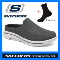 SKECHERS_Gowalk4 รองเท้า_skechers_ผู้ชาย สเก็ตเชอร์ส รองเท้า ผู้ชาย รองเท้าแตะ รองเท้าลำลองผู้ชาย รองเท้าผู้ชายแฟชั่นครึ่งส้น รองเท้ากีฬาไซส์ใหญ่ รองเท้าแตะกีฬาขนาดใหญ่ EU46-EU48แฟชั่นของผู้ชายกีฬารองเท้าผู้ชายรองเท้าลำลองรอ