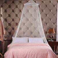 【LZ】✐  3 Colors Summer Hung Dome Mosquito Net for Double Bed Insect Canopy Netting Curtain Round Home Bedroom Baby Adults Hanging Decor