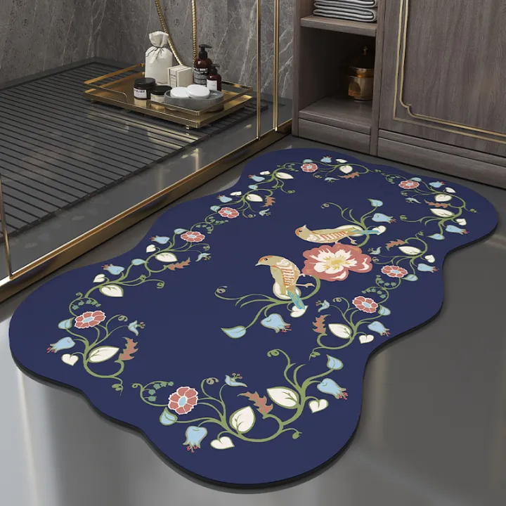 comfy bathroom rugs