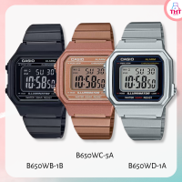 นาฬิกาข้อมือ Casio ดิจิตอล วินเทจ B650 Series รุ่น B650WB-1B, B650WC-5A, B650WD-1A ประกัน 1 ปี