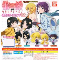 Monogatari Series Swing 02 กาชาปอง พวงกุญแจการ์ตูน Bakemonogatari ปกรณัมของเหล่าภูต งานลิขสิทธิ์แท้ Bandai จากญี่ปุ่น