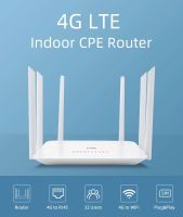 4G High-Performance 6 High Gain Antennas Wif Router 2.4G+5G 1200Mbps เราเตอร์ ใส่ซิม รองรับ 3G/4G ทุกเครือข่าย