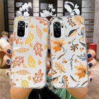 Happy Autumn Maple Leaf coffee Fall Phone Case Transparent for Xiaomi redmi note 12 11 10 7 8 9 4G 5G T S i ultra poco X3 pro