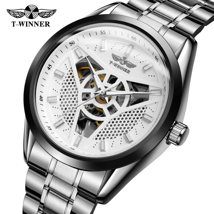 winner-sport-style-watch-men-auto-mechanical-white-gold-triangle-dart-skeleton-genuine-full-black-stainless-steel-wrist-watches