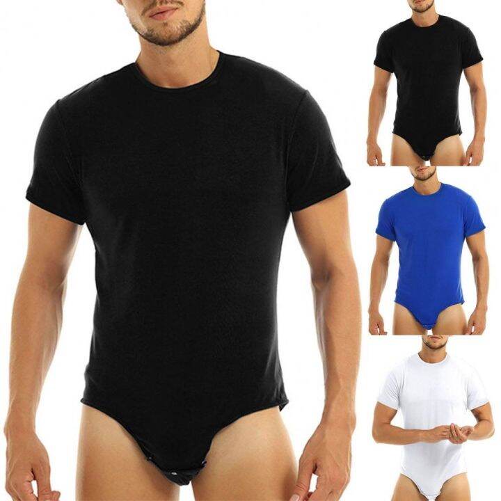 bodysuit-pajamas-bodybuilding-short-sleeve-men-nighty-romper-men-one-piece-underwear-romper