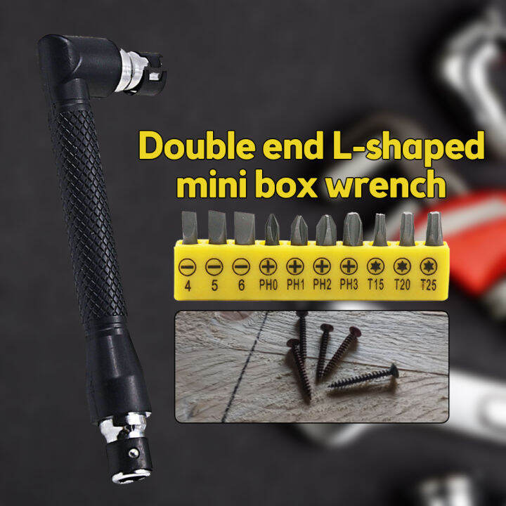 Ratchet Set Mini Ratchet Set with Phillips Slotted and Adapter for