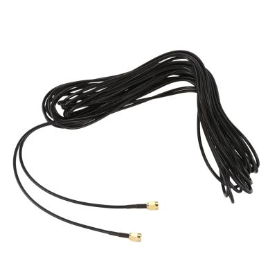 10m SMA Male to SMA Male M-M Connector RF Coaxial Pigtail RG174 Extension Cable Gold