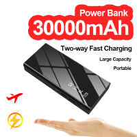 30000mAh Portable Fast Charging Triple USB Digital Display with Flashlight For Xiaomi Android