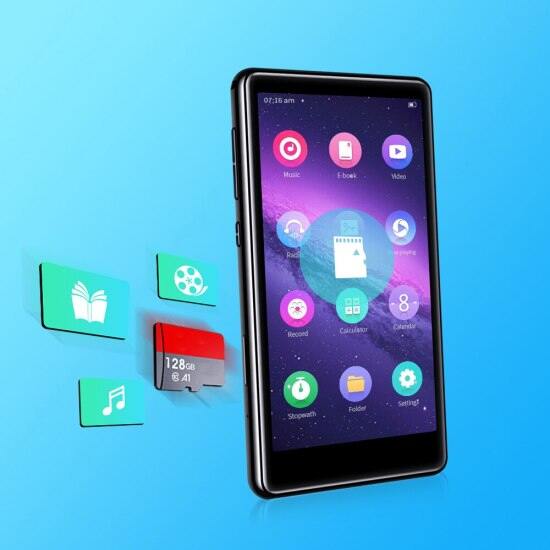 Suporte a máy nghe nhạc mp3 bluetooth com máy nghe nhạc lossless âm thanh - ảnh sản phẩm 3