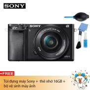 Máy ảnh Sony Alpha A6000 Kit 16-50mm F3.5-5.6 Đen - Chính hãng tặng túi