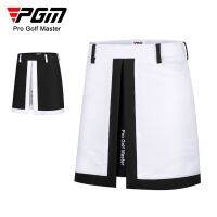 PGM Women Golf Skirt Girls Sports Slit Skirt with Anti-Smear Lining Golf Wear for Woman XS-XL QZ079