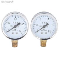 ♨ Y-60 Stainless Steel Pressure Gauge 1/4 NPT Transparent Dial Accuracy Level 2.5 Pressure Gauge With Housing For Air Pressure