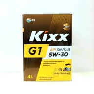 Nhớt ô tô tổng hợp KIXX G1 API SN 5W30 4 Lít dùng cho xe ô tô máy xăng thumbnail