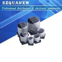 10ชิ้น/ล็อตตัวเก็บประจุชนิดอิเล็กโตรไลต์ของ Smd 6.3V 10V 16V 25V 50V 100V 1Uf 2.2Uf 4.7Uf 10Uf 10Uf 33Uf 47Uf 100Uf 220Uf 470Uf 1000Uf