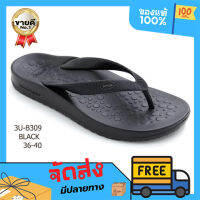 Scholl Spectrum รุ่น 3U-B309 สีดำ รองเท้าแตะ scholl รองเท้าแตะหญิง รองเท้าแตะชาย ส่งฟรีทั่วไทย