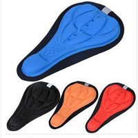 ใหม่ 3D จักรยาน Saddle Soft Cover Comfort Breathable ฟองน้ำโฟมเบาะรองนั่งขี่จักรยานเบาะรองนั่งจักรยานเสือภูเขาอุปกรณ์เสริม-ioec53 shop