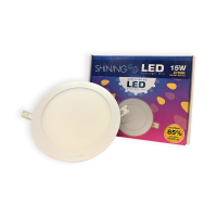 Toshiba LED Downlight Slim ไฟทรงกลม  ขนาด 15 วัตต์ [แสงสีส้ม warm white]