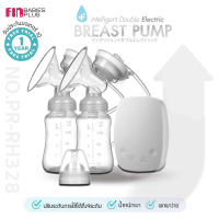 PAPA Electric Breast Pump เครื่องปั๊มนมไฟฟ้าแบบคู่ น้ำหนักเบา พกพาง่าย รองรับสาย USB รุ่น PRRH328