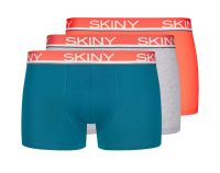 SKINY รุ่น S86840-S167 กางเกงในชายนำเข้าจากออสเตรีย ทรง Boxer packs3 ผ้าฝ้ายระบายอากาศ ผสมอีลาสเทนเนื้อนุ่มกระชับ