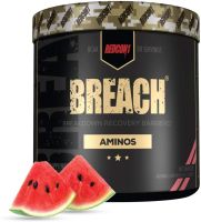 Redcon1 - Breach BCAAs (30 Servings) - Amino Acids, 2:1:1 BCAA Ratio, Increase Recovery, Caffeine Free, Strength and Endurance Support กรดอะมิโน บีซีเอเอ ฟื้นฟูกล้ามเนื้อ