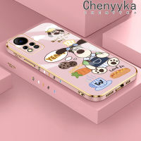 เคส Chenyyka สำหรับ Infinix Hot 11S NFC Hot 11S ลายการ์ตูนสุนัขคุกกี้สุนัขดีไซน์ใหม่ด้านข้างเคสโทรศัพท์ซิลิโคนฝาปิดเลนส์เต็มรูปแบบป้องกันกล่องกันกระแทก Softcase