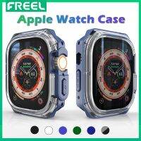 เคสสำหรับ Apple Watch เกราะชุดป้องกันพิเศษ49มม.,8 7อัลตร้า49มม. 45มม. 41มม. ซีรีย์ Se 6 5 4 44มม. 40มม. เคสกันกระแทกป้องกันเฟรมสำหรับสมาร์ทวอท์ชเคส