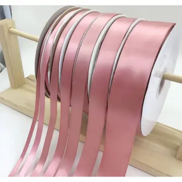 25 yards/roll)3/8''(10mm) Pink Metallic Glitter Ribbon Colorful