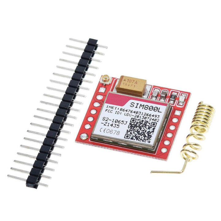 ขนาดเล็ก-terkecil-sim800l-gprs-gsm-โมดูลไมโครซิมการ์ด-teras-tanpa-wayar-board-quad-band-ttl-พอร์ต-bersiri-ที่มีเสาอากาศ