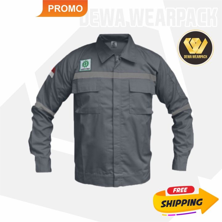 KEMEJA Wearpack Safety Tops Plain Color (Safety Shirts/K3 Shirts/Field ...